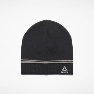 Czapka Męskie Reebok Running Beanie Czarne PL 50KWRSH